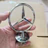適用于奔馳車(chē)標引擎蓋立標C180C200E200E260LS300S350原廠(chǎng)款立標 奔馳  銀色麥穂款藍色 曬單實(shí)拍圖