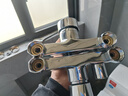 牧濱（MU BIN）全銅浴室混水閥水龍頭冷熱雙開(kāi)熱水器洗澡花灑浴缸淋浴三聯(lián)龍頭 銀色【精銅款】冷熱雙控混水閥 曬單實(shí)拍圖