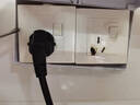 投影儀電源線適用極米堅(jiān)果索尼愛普生投影機(jī)顯示器梅花三孔延長線 彎頭梅花三孔電源線 5米 曬單實(shí)拍圖