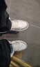 耐克NIKE緩震籃球鞋男喬丹AJ1 JORDAN1中幫運(yùn)動(dòng)鞋 HF3216-100白41 曬單實(shí)拍圖