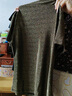 勤記高領(lǐng)短袖女高級感寬松高領(lǐng)網(wǎng)紗打底衫女士高端小衫2025新款短袖t 金色 M(80-100斤) 均碼 曬單實拍圖