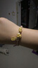 京越隆足金999哈嘍kitty貓頭手鏈千萬兩黃金KT貓轉(zhuǎn)運(yùn)珠蝴蝶結(jié)七夕送女友 黃金蝴蝶結(jié)+KT+如意牌約2-2.1g+桃花繩 曬單實(shí)拍圖