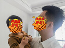 幼悠 女童T恤長(cháng)袖春秋款娃娃領(lǐng)小兔繡標卡通可愛(ài)打底衫女寶寶上衣 咖色 100 cm 曬單實(shí)拍圖