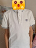 英氏（YEEHOO）男童T恤兒童短袖夏季時(shí)尚休閑學(xué)院風(fēng)衣服POLO衫夏裝新款中大童裝 凈色學(xué)院-白色 【涼感透氣】 140 【順豐包郵&極速達(dá)】 曬單實(shí)拍圖