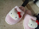豬爸爸兒童棉拖鞋女童秋冬居家室內保暖加絨防滑2024新款卡通棉拖鞋粉25 曬單實(shí)拍圖