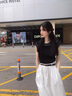 艾珠兒（Aizhuer）連衣裙2025夏裝穿搭配一整套韓系小個(gè)子初戀顯瘦別致絕美套裝裙子 上衣+裙子 M 曬單實(shí)拍圖