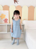 G.DUCKKIDS小黃鴨女寶寶夏季牛仔連衣裙洋氣無(wú)袖背心裙2025新款小女孩公主裙 藍(lán)色 110 (建議98-105cm 3-4周歲） 曬單實(shí)拍圖