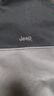 吉普（JEEP）衛(wèi)衣男春秋季寬松長(zhǎng)袖T恤男士潮流男裝拼色半拉鏈打底衫 黑灰 3XL 曬單實(shí)拍圖