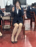 BILLIE GENE大學生秋冬西裝外套女職業(yè)正裝套裝修身黑西服面試答辯工作小個子 黑色外套 2XL （建議115-129斤） 曬單實拍圖