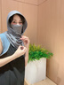 北極絨防曬冰絲面罩女夏季透氣口罩全臉?lè )雷贤饩€(xiàn)開(kāi)車(chē)面紗護頸遮脖子騎行深灰色-【涼感面料+舒爽透氣+UPF 曬單實(shí)拍圖