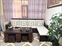 正逸 ZERNYEIE沙發(fā)紫金檀木中式實(shí)木沙發(fā)冬夏兩用可拆洗靠墊儲(chǔ)物家用小戶型沙發(fā) 親膚舒適透氣棉麻布套 獨(dú)立單人位 曬單實(shí)拍圖