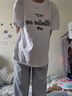 塵行者美式重磅短袖t恤男純棉夏季寬松上衣服五分半袖學(xué)生ins潮牌打底衫 【暢銷版 230G短T】T632白色 M 曬單實(shí)拍圖