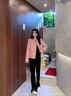 棉致名媛小香風(fēng)外套女春2025新款秋冬季高級感輕熟風(fēng)短款設(shè)計感上衣 粉色 小香風(fēng) S 建議80-95斤 曬單實拍圖