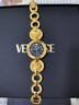 范思哲（VERSACE）瑞士手表女士小金表手鏈石英表新年生日禮物送女友VEWCA0624-28MM 曬單實(shí)拍圖