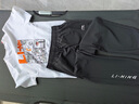 LI-NING KIDS李寧兒童運(yùn)動(dòng)套裝男女童夏季短袖長(zhǎng)褲兩件套T恤25新款青少年衣服 套裝一 【純棉T+防曬速干褲】 160 曬單實(shí)拍圖