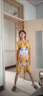 龍圖皇帝衣服睡衣套裝大碼短褲t恤情侶搞怪搞笑cos服大膽龍圖皇上 大膽龍袍表情包印花兩件套 男女 L 【 建議105-120斤】 曬單實拍圖