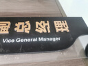 匠友雙面辦公室門牌定制公司科室牌標(biāo)識(shí)牌部門高檔側(cè)裝指示牌總經(jīng)理室 logo定制款(免費(fèi)加logo) 28x11cm 曬單實(shí)拍圖