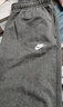 耐克（NIKE）男運動(dòng)褲冬季加絨收腿針織休閑褲日常百搭BV2738-071 調炭灰色XL 曬單實(shí)拍圖