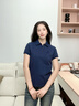 NAOTIEA納奧蒂爾小帆船短袖大碼T恤女2025夏季新款休閑POLO衫可定制LOGO 藏藍色 S （建議80-90斤） 曬單實(shí)拍圖