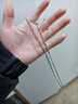 GRAYCEWODY銀色男士項(xiàng)鏈 霸氣足銀男生飾品禮物粗加長(zhǎng)款頸鏈潮流 長(zhǎng)約50CM/粗約4.2MM/重約28克(送 曬單實(shí)拍圖