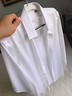 杉杉【可機洗羊毛】免燙襯衫男長(cháng)袖休閑商務(wù)高端易打理襯衣 白色 40 曬單實(shí)拍圖