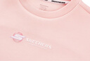 Skechers斯凱奇兒童舒享運動休閑套頭衛(wèi)衣P125K008 淺鳳仙花粉02P1 130  曬單實拍圖