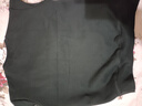 真維斯（JEANSWEST）衛(wèi)衣男春秋冬款加絨加厚2025新款寬松圓領(lǐng)冬裝保暖內(nèi)搭長(zhǎng)袖上衣服 銀狐絨 黑色 純色 M 曬單實(shí)拍圖