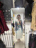 多菲尼森 新中式米白色連衣裙女2025夏季新款超好看顯瘦收腰改良旗袍 中國風(fēng)連衣裙淺杏色 M 【40-50KG】 曬單實(shí)拍圖