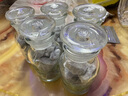 思齊（SiQi） 玻璃廣口瓶磨砂透明大口瓶茶色棕色避光藥棉酒精瓶密封試劑瓶多規(guī)格可選 透明廣口瓶60ml 曬單實拍圖