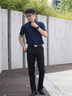 GXG男裝【涼感免燙】簡(jiǎn)約商務(wù)男襯衫通勤正裝襯衣 2025夏季新品 深藏青 L 曬單實(shí)拍圖
