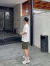 鉑吶苓短袖t恤男夏季純色寬松潮流半袖圓領(lǐng)t恤衫休閑上衣時(shí)尚百搭打底衫 純色短袖男 XL 推薦【120斤-140斤】 曬單實(shí)拍圖