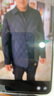 皮爾卡丹桑蠶絲棉衣男輕薄冬季新款商務(wù)翻領(lǐng)行政棉服外套中年爸爸男士棉襖 翻領(lǐng)藏青 2XL (185) 【適合150-165斤】 曬單實(shí)拍圖