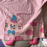 嘟嘟家【7A抑菌】?jī)和虻咨揽ㄍㄒ路锛灸型痶恤休閑女童上衣時(shí)髦秋裝 粉色 90 曬單實(shí)拍圖