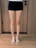 蜘蛛王仙女風(fēng)精致平底外穿涼鞋女2025新款羊皮厚底輕外穿休閑鞋091213 米白色 37 (235mm) 曬單實拍圖