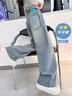 女童褲子夏季薄款2026新款大童闊腿褲夏天兒童牛仔褲女孩直筒長(cháng)褲 后袋繡花【藍色-夏季薄款】 160 曬單實(shí)拍圖
