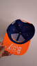 迪士尼街舞鴨舌帽男童帽子春秋4-5-6-7-8歲女寶寶男孩棒球帽兒童平沿帽 BOY藍色加橘檐 參考年齡(3-9歲) 頭圍(50-54c 曬單實(shí)拍圖