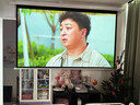 EUG【免費安裝】4k8k投影儀家用家庭影院解碼超高清白天可用3D臥室投影電視一體機帶幕辦公商用投影機 雅典白-影院K歌款【激光TOF+K歌芯片+雙麥】 84寸影院配套：投影儀+支架+電動(dòng)或畫(huà)框納米幕 曬單實(shí)拍圖