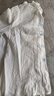 GUOCILRN春夏裝2025年新款時尚減齡刺繡提花襯衫女洋氣全木耳領上衣 [F200]白色長袖 XL(115-125斤) 曬單實拍圖