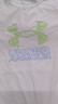 安德瑪（Under Armour）男童春夏季運(yùn)動(dòng)休閑涼感吸濕速干短袖T恤243120154 白色 170cm  曬單實(shí)拍圖