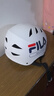 斐樂（FILA）兒童頭盔輪滑平衡車滑板車自行車騎行成人安全帽 白色 L碼 曬單實拍圖