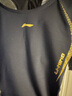 李寧（LI-NING）泳衣女專業(yè)訓(xùn)練連體平角游泳衣女士時(shí)尚大碼泳裝011 黑金 L  曬單實(shí)拍圖