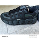 FILA 斐樂女鞋七夕送可頌面包鞋復古老爹鞋2024冬季新款厚底鞋運動鞋 黑/影黑灰-BD 38.5 曬單實拍圖