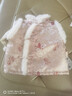 班喜迪女童漢服套裝秋冬裝新款兒童周歲禮服寶寶冬季新中式唐裝拜年服冬 曬單實(shí)拍圖