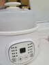 哲初德國電燉盅隔水燉家用嬰兒寶寶輔食鍋煮粥煲湯燕窩陶瓷小型全自動電燉鍋上蒸下煮養(yǎng)生湯鍋 卡其色 【1一3人】 1.5L 曬單實拍圖