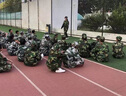 嬰佳福迷彩服套裝初高中大學(xué)生夏季海迷軍訓(xùn)服全套男t恤短袖學(xué)校訓(xùn)練服 灰迷【斜紋外套+長褲+帽+腰帶】 170 （適合110-120斤） 曬單實(shí)拍圖