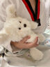 貝尚星毛絨玩具比熊小狗玩偶抱枕狗狗送女友兒童娃娃生日禮物男新年禮物 曬單實(shí)拍圖