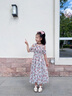 叮當貓女童裙子夏季2025新款小女孩碎花連衣裙夏天兒童公主裙中大童長(cháng)裙 9655花色-長(cháng)裙 120 曬單實(shí)拍圖