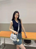 CHASENG&KEITH輕奢刺繡小方包女斜挎包包女生高級潮流單肩包情人節(jié)送禮物女友 灰色-輕奢禮袋 曬單實拍圖