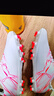 彪馬（PUMA）FG/AG長釘飛盤訓(xùn)練足球鞋男天然草坪釘鞋ATTACANTO107477 白-火紅色-04 41 曬單實拍圖