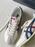 Onitsuka Tiger鬼塚虎男鞋 慢跑鞋透氣輕便男女款運動(dòng)休閑鞋RUNSPARK 白色/藏青色(1183B480-107) 42 曬單實(shí)拍圖